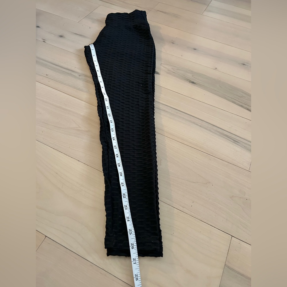 Scrunch Butt High Waisted Yoga Pants Workout Peach Booty Leggings S/M - Picture 5 of 14